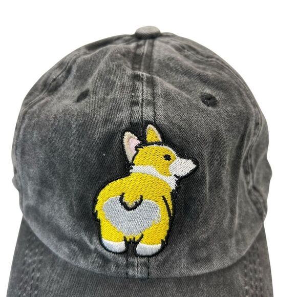 100 % cotton Corgi embroidered hat corgi dad corgi mom - Picture 2 of 9